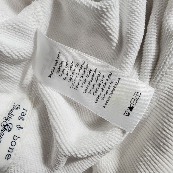 Rag & Bone White Eyelet Cotton Pullover Top - Picture 8 of 10